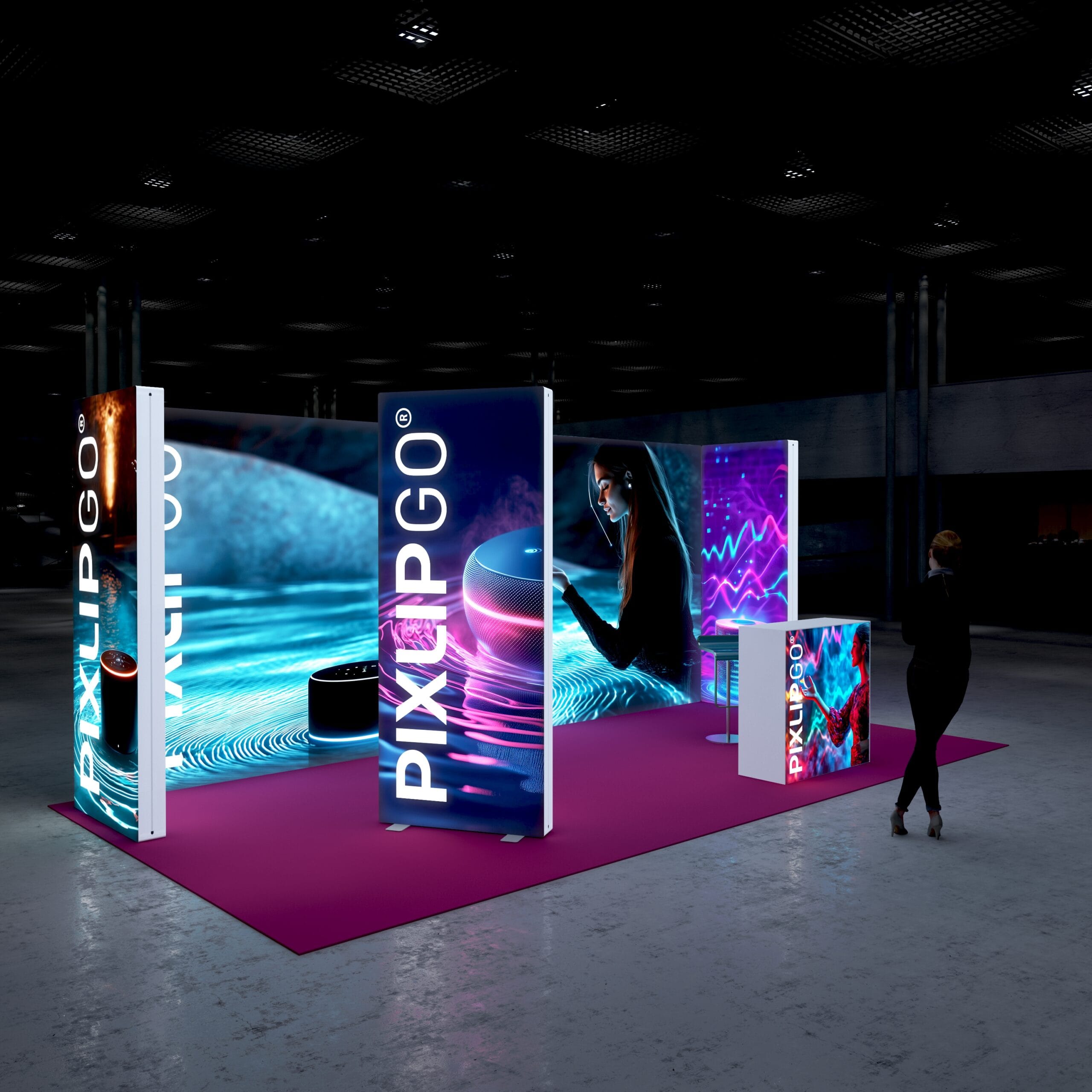 10x20 Booth Backlit Display Kit 08 - Image 2